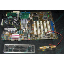 Материнская плата Asus P4PE (FireWire) с процессором Intel Pentium-4 2.4GHz s.478 и памятью 768Mb DDR1 Б/У (Восточный)
