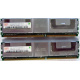 Серверная память 1024Mb (1Gb) DDR2 ECC FB Hynix PC2-5300F (Восточный)