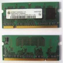 Модуль памяти для ноутбуков 256MB DDR2 SODIMM PC3200 (Восточный)