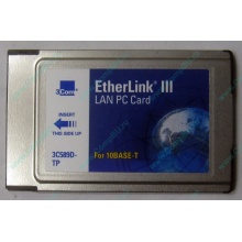 Сетевая карта 3COM Etherlink III 3C589D-TP (PCMCIA) без LAN кабеля (без хвоста) - Восточный